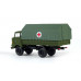 IFA W50LA, vojenská zdravotnická, pohon všech kol, balonová kola, s plachtou a přívěsem, TT, Haedl 124064
